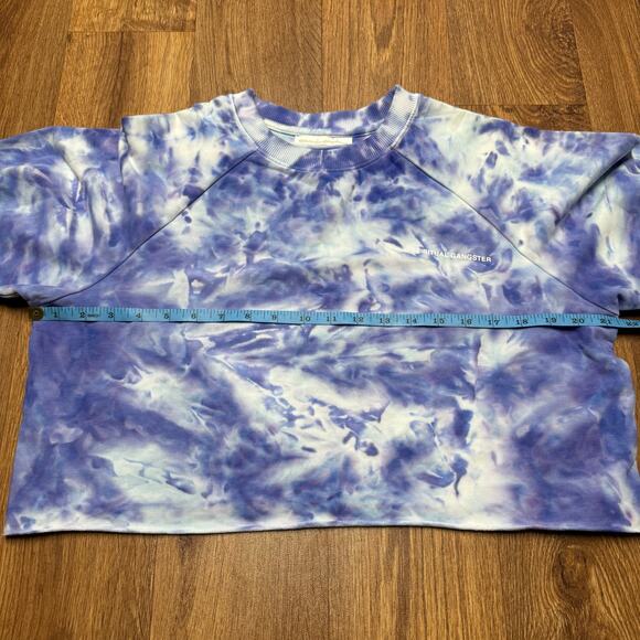Spiritual Gangster Izzy Crop Crew Neck Sweatshirt Wildflower Tie Dye Size Small - Picture 8 of 9